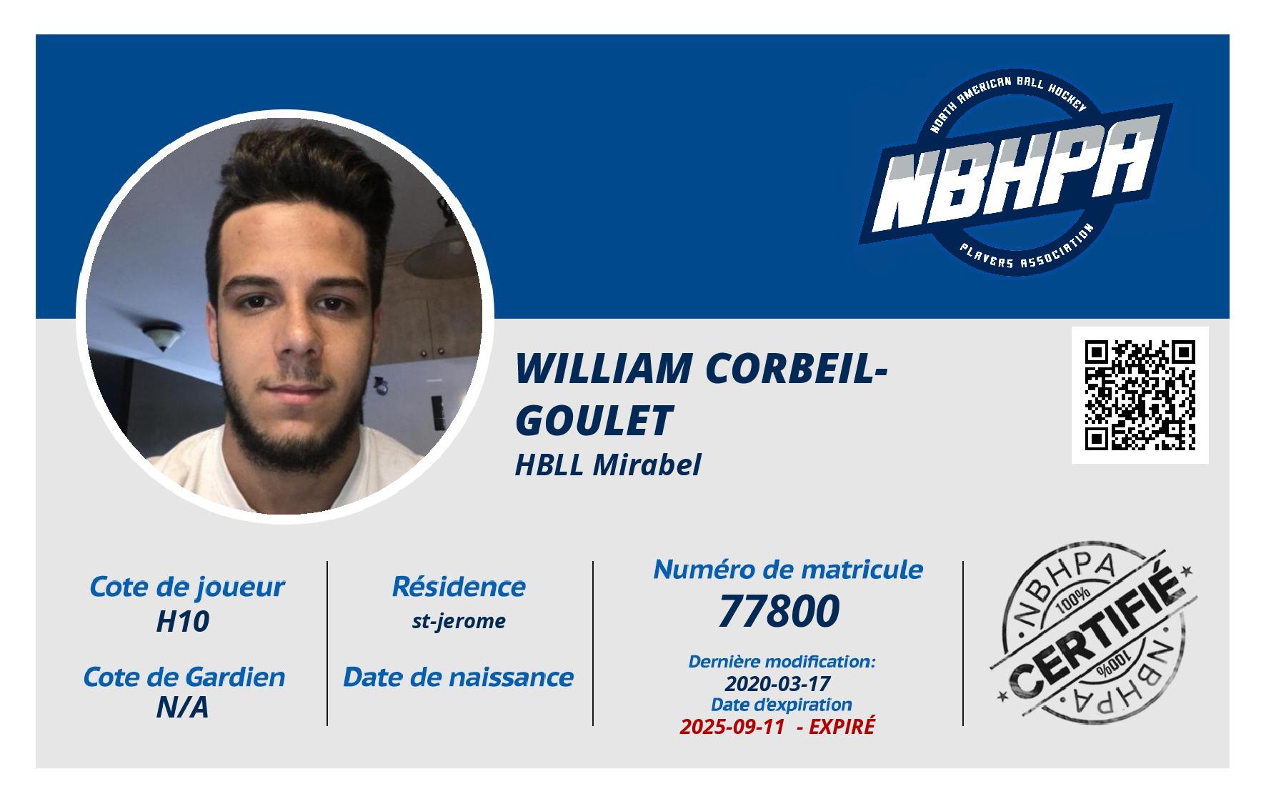 William Corbeil-Goulet
