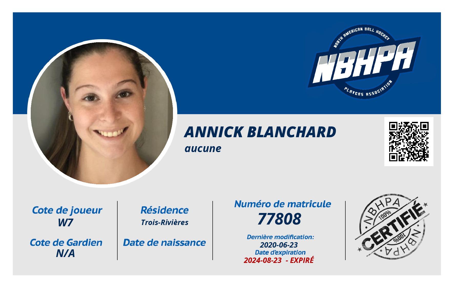 Annick Blanchard 