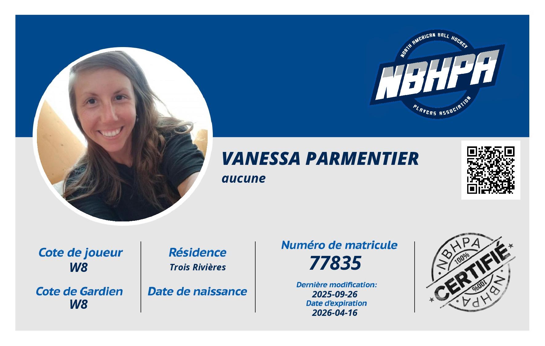 Vanessa Parmentier