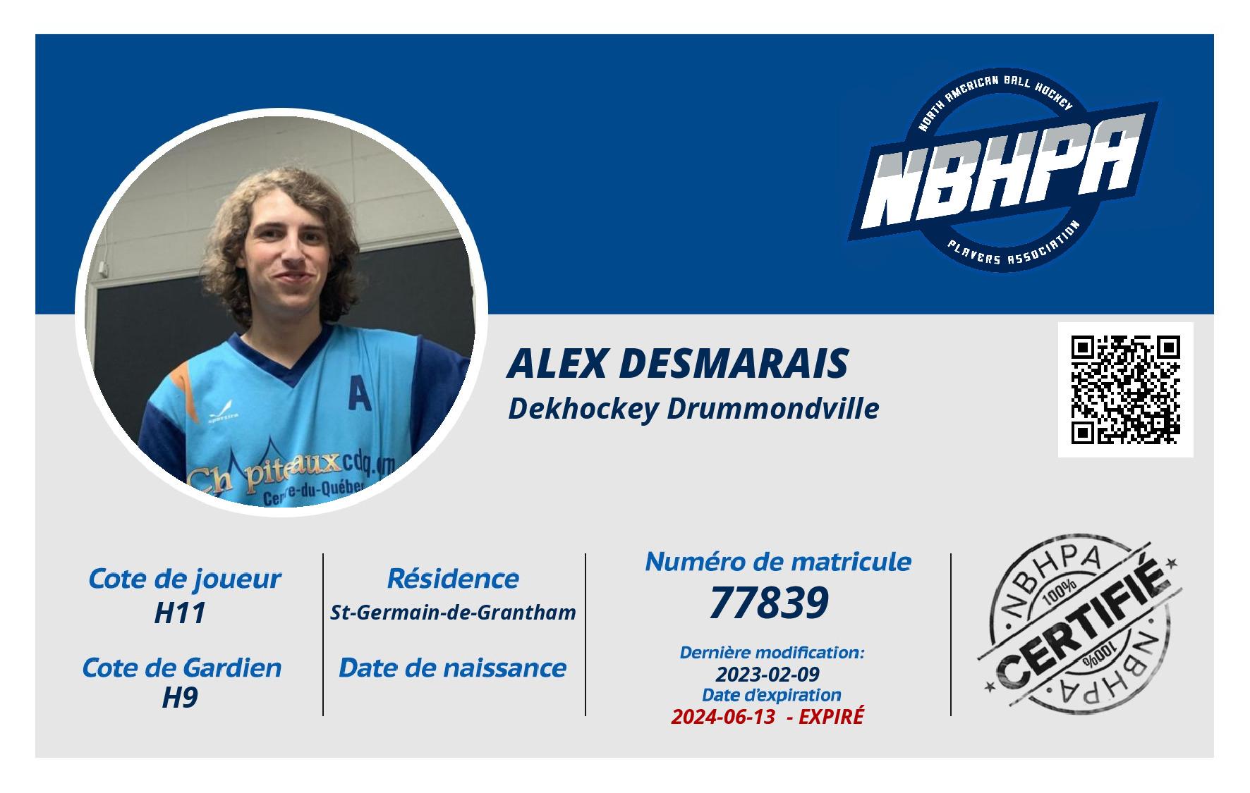 Alex Desmarais