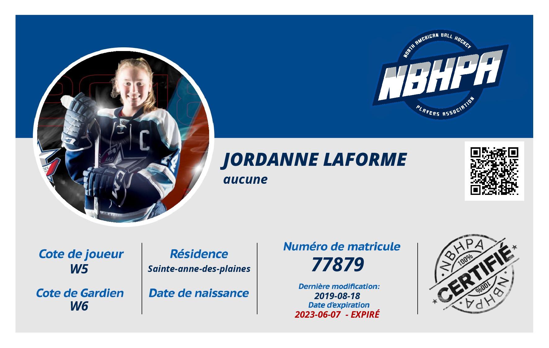 Jordanne Laforme
