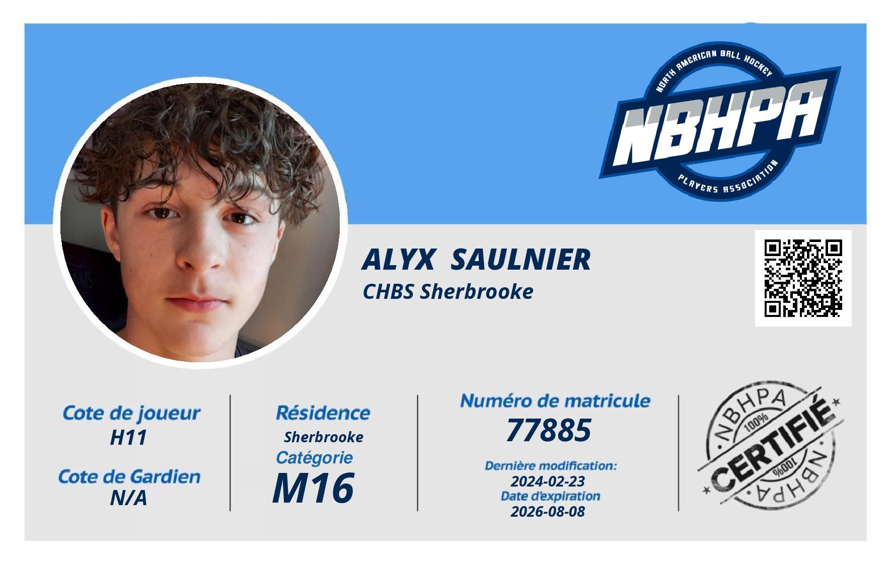 Alyx  Saulnier