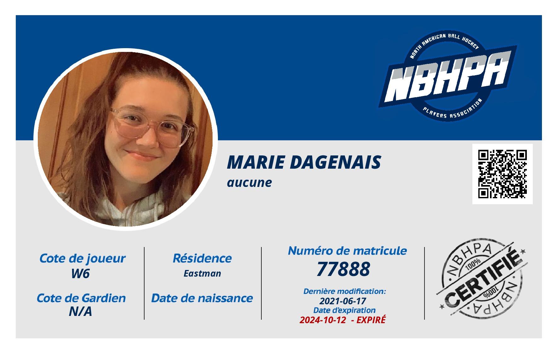Marie Dagenais