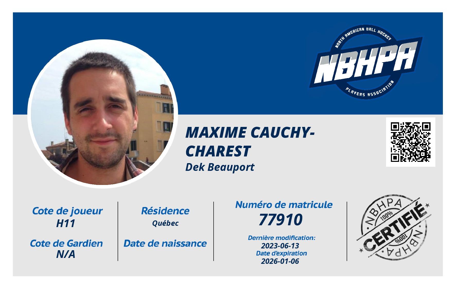 Maxime Cauchy-Charest