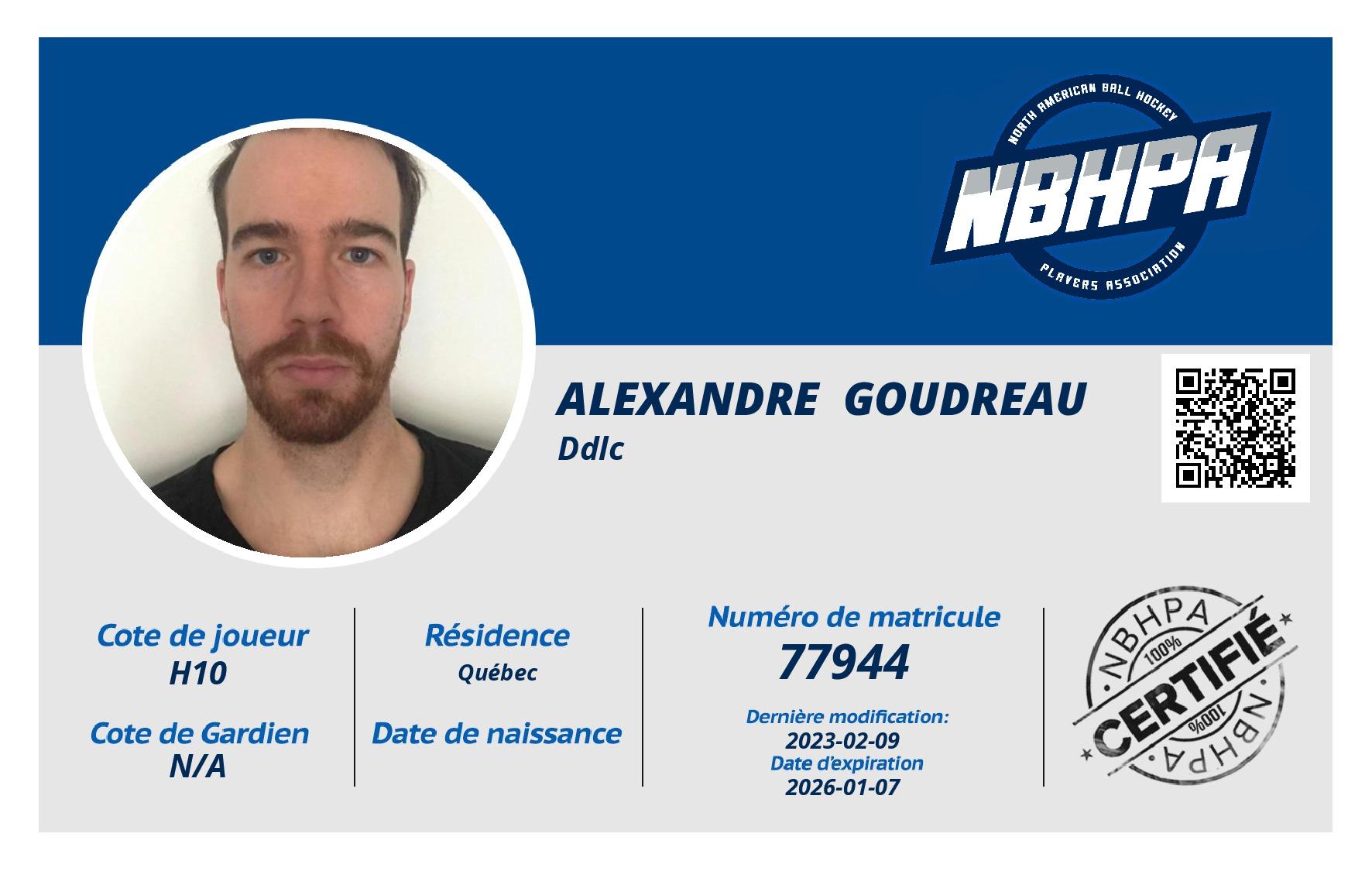Alexandre  Goudreau