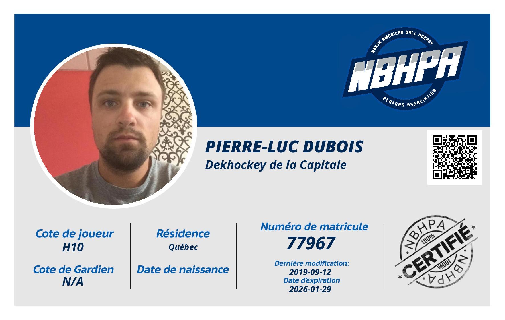 Pierre-Luc Dubois