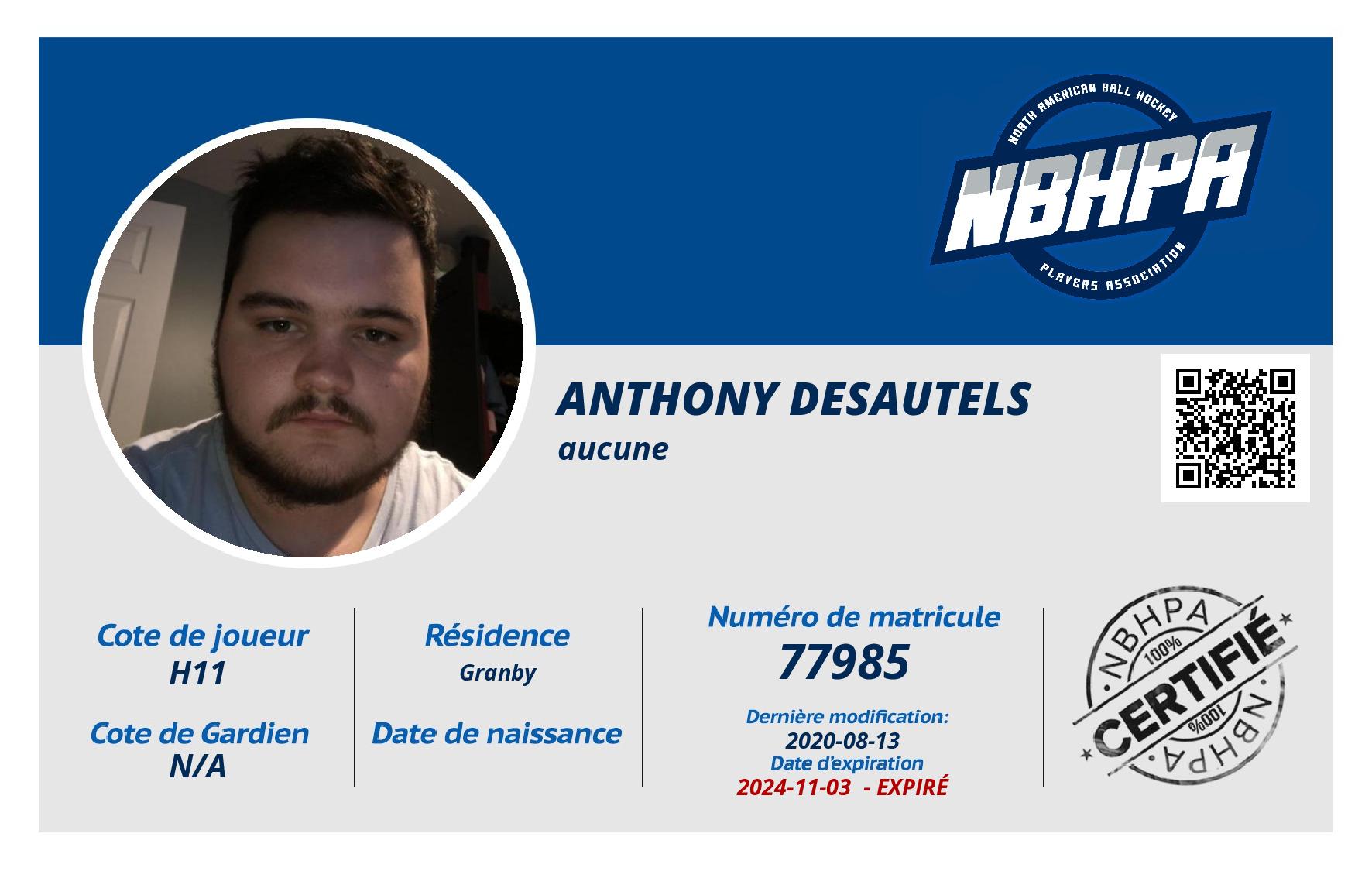 Anthony Desautels