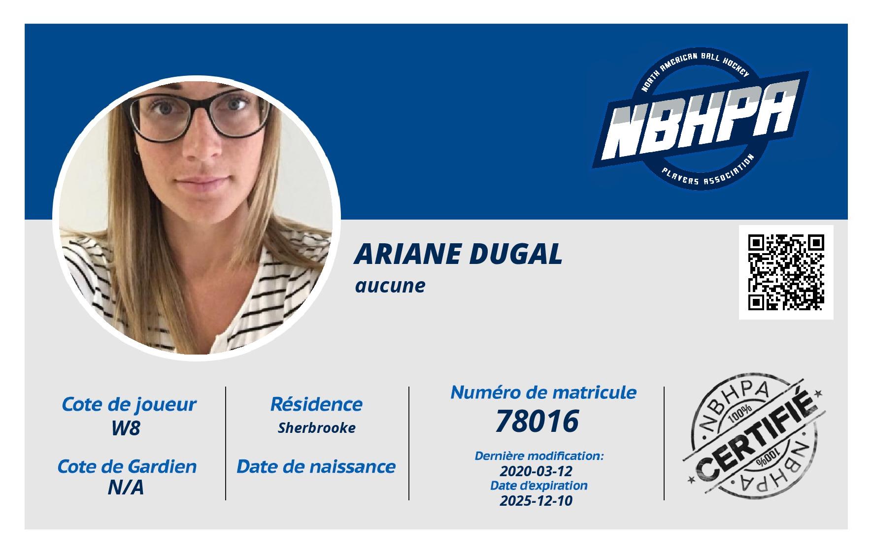 Ariane Dugal