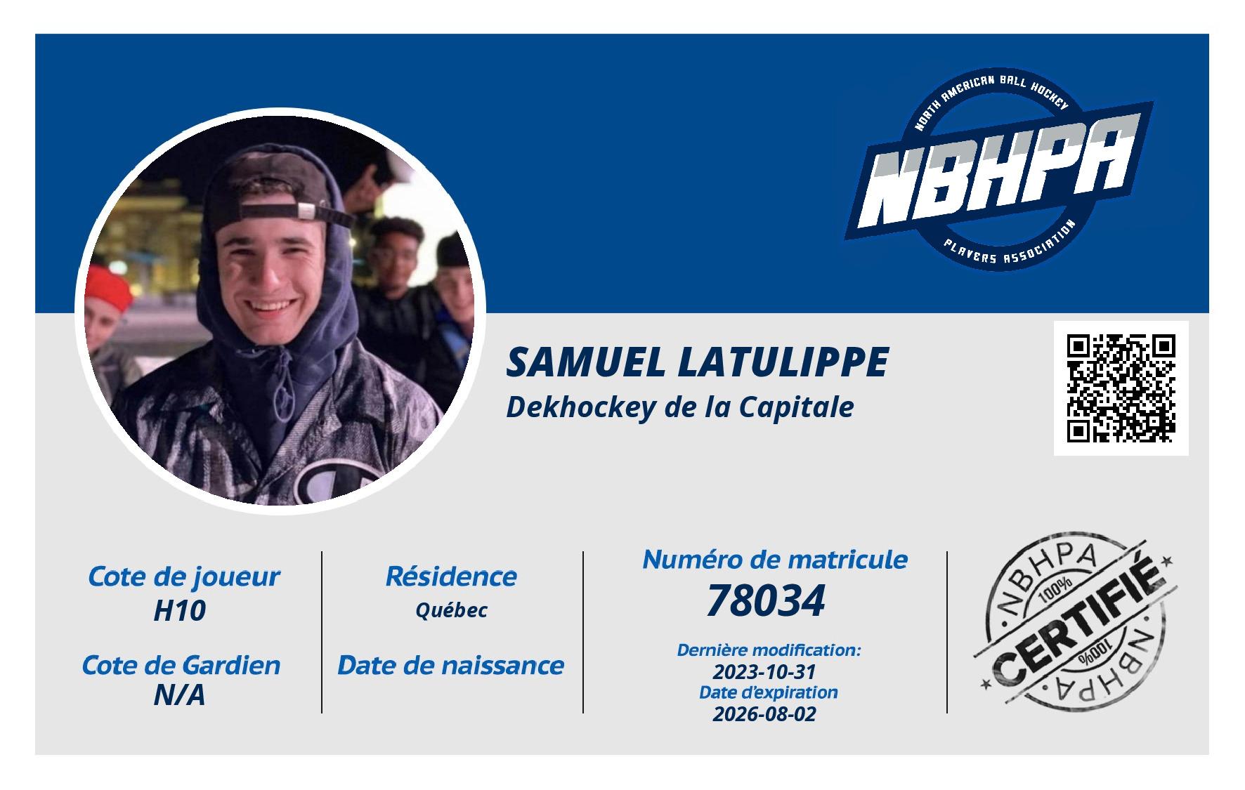 Samuel Latulippe