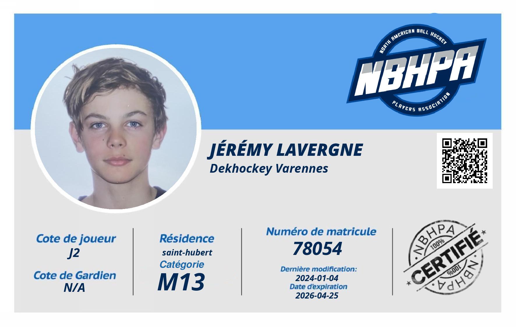 Jérémy Lavergne