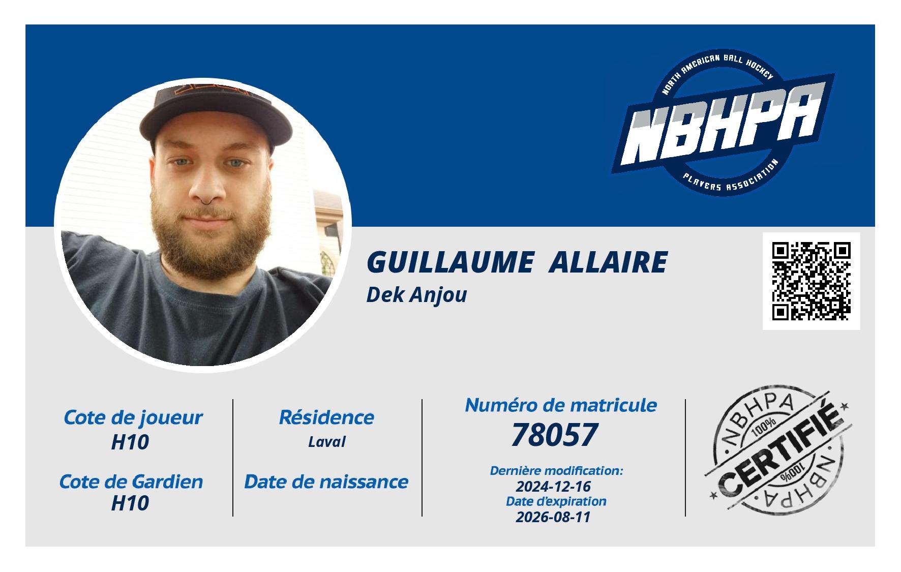 Guillaume  Allaire