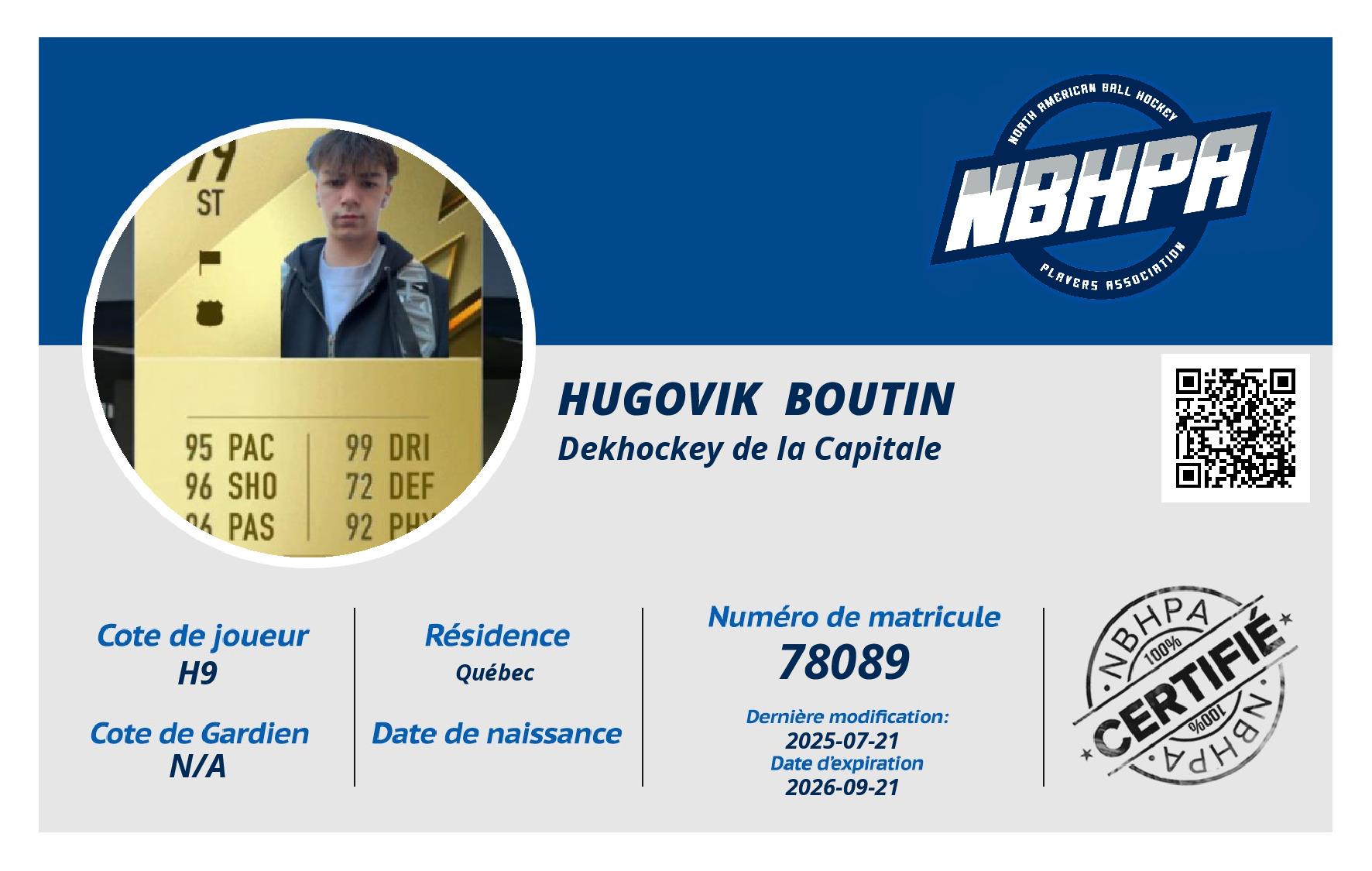 Hugovik  Boutin