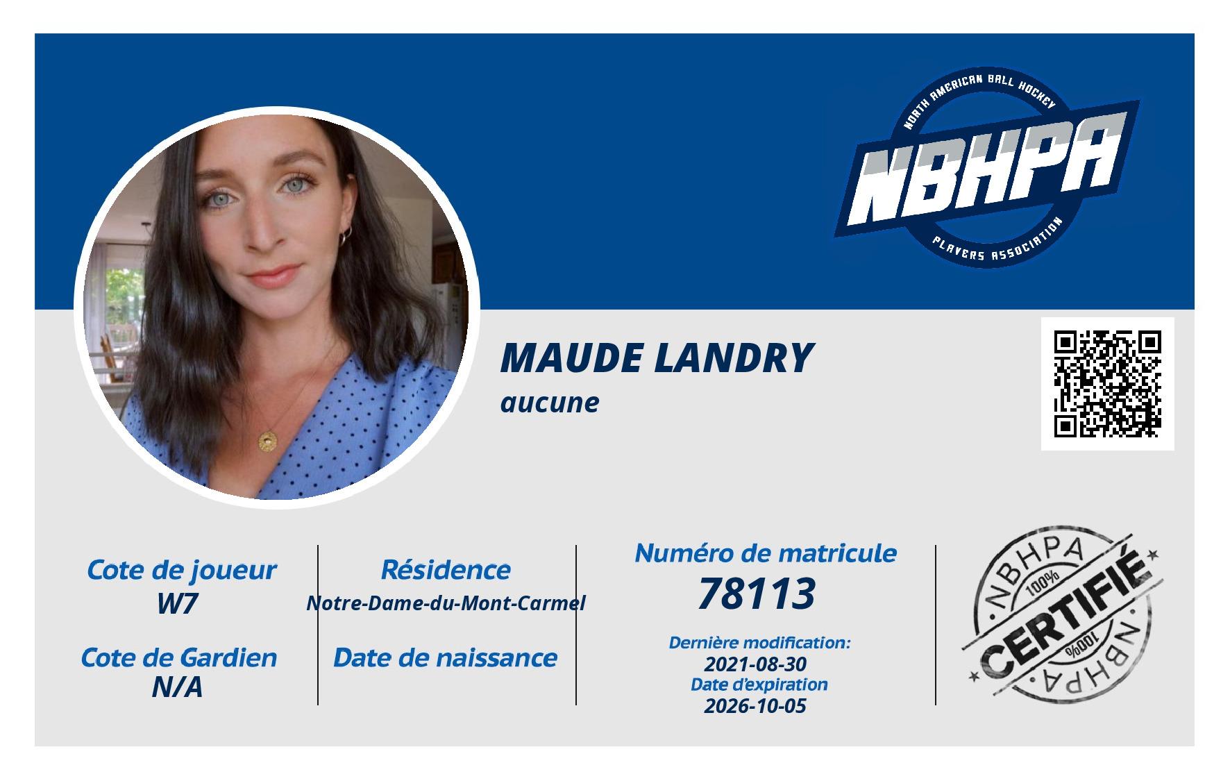 Maude Landry