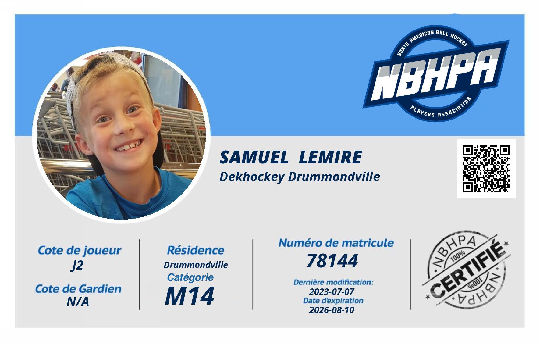 Samuel  Lemire