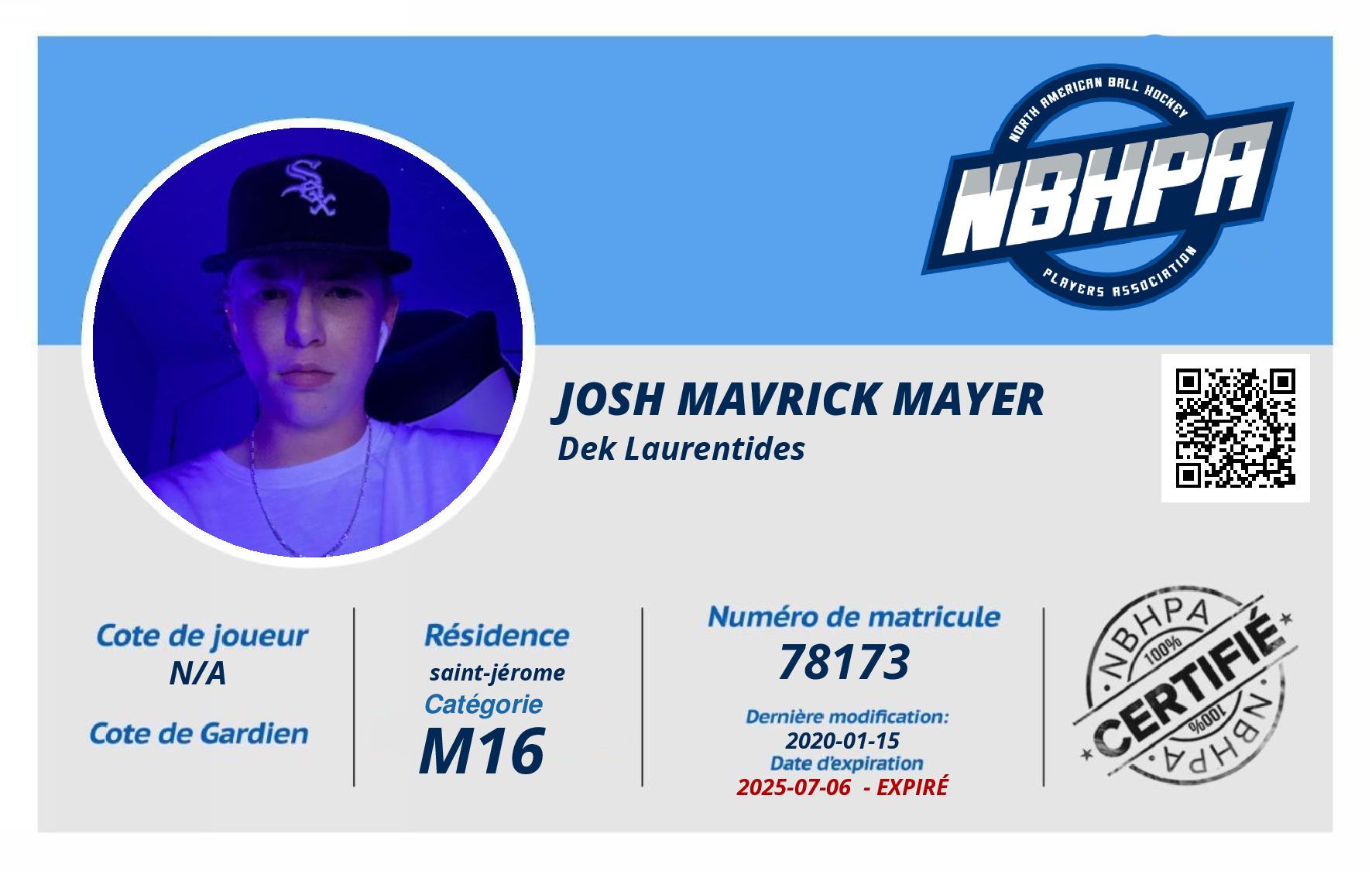 Josh Mavrick Mayer