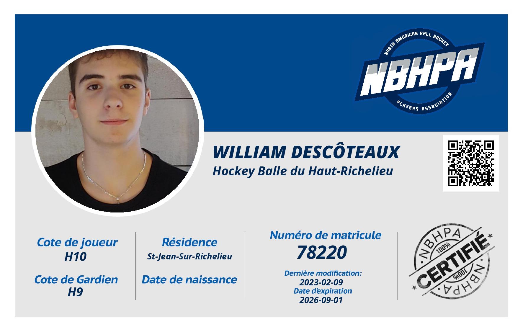 William Descôteaux