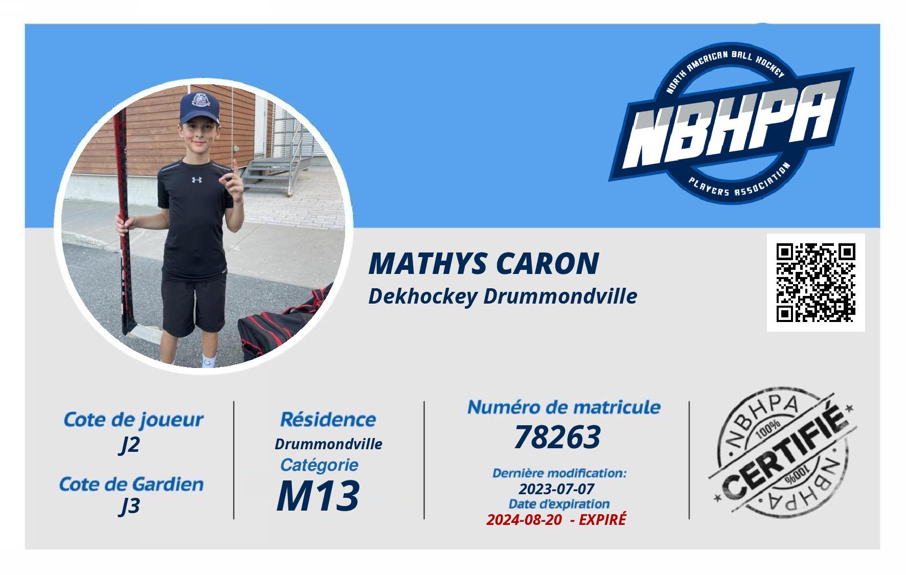 Mathys Caron
