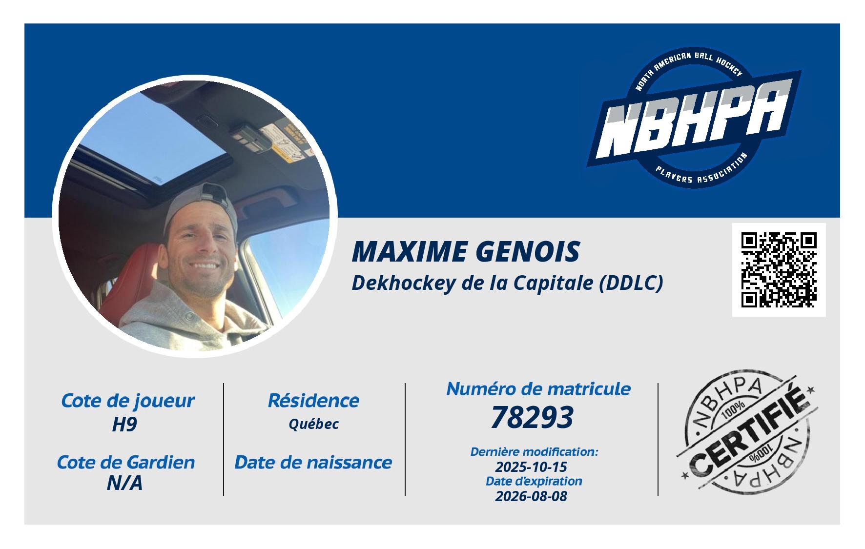 Maxime Genois