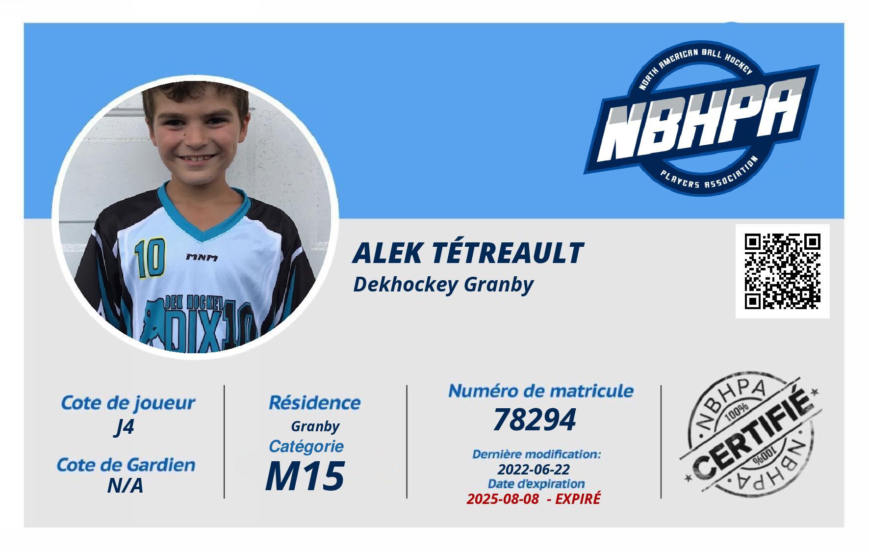 Alek Tétreault