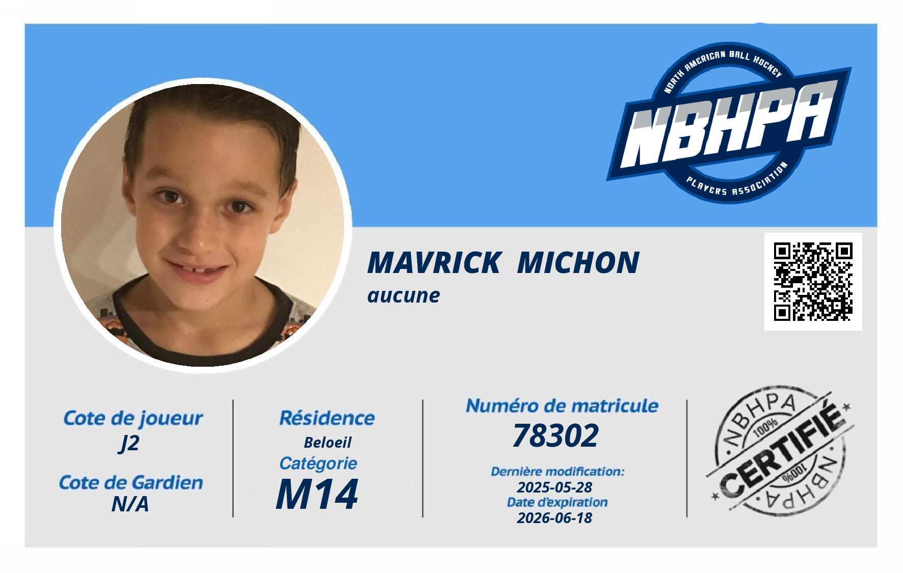 Mavrick  Michon 