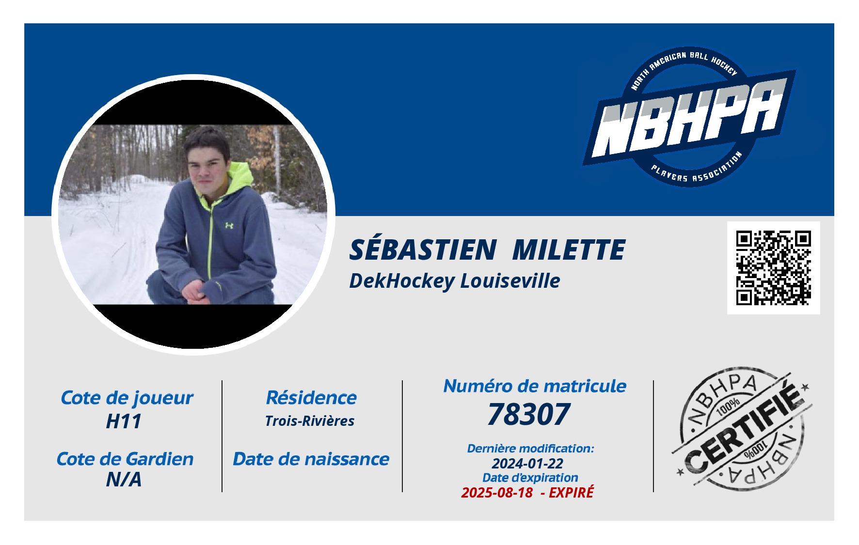 Sébastien  Milette