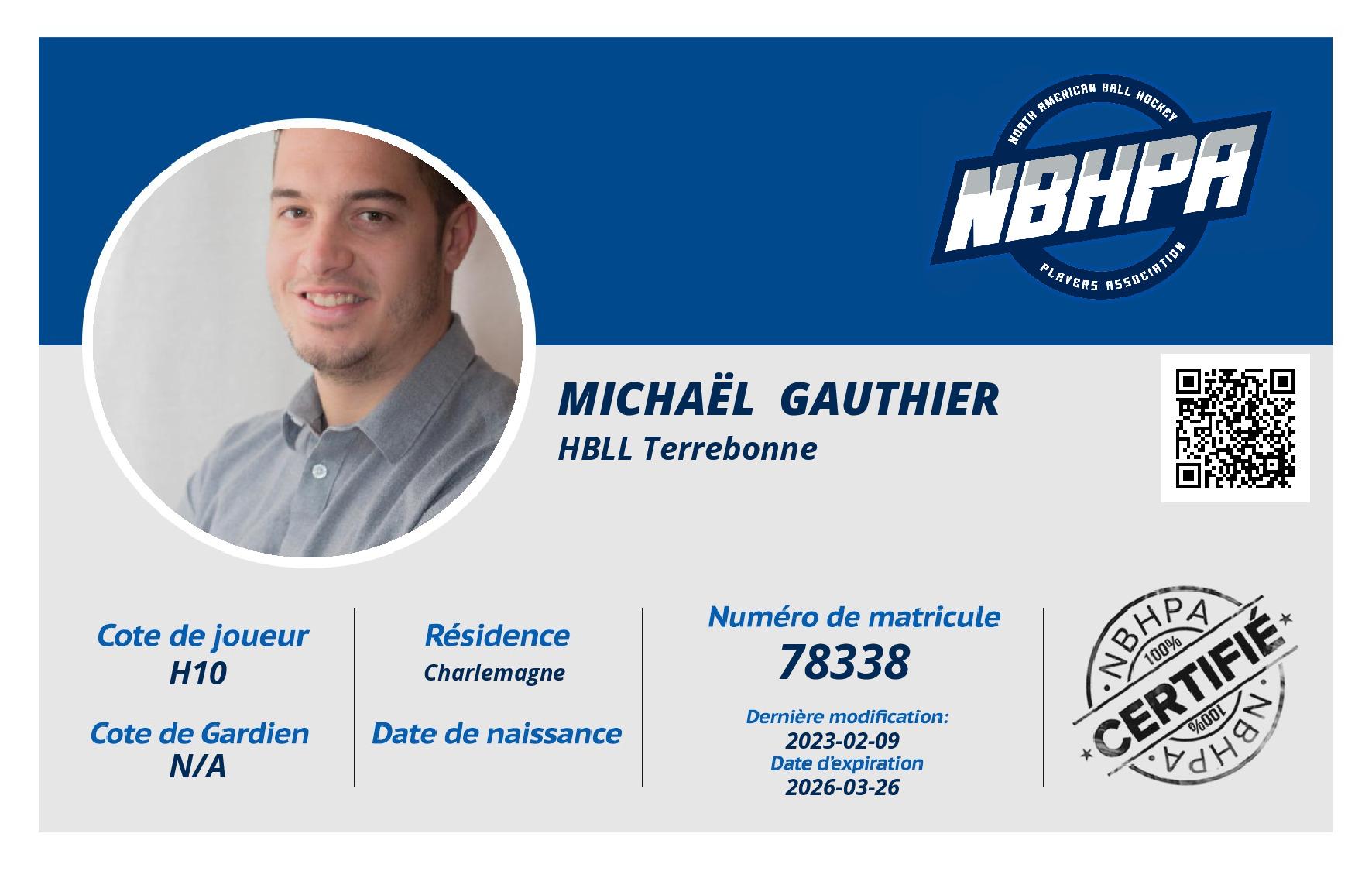 Michaël  Gauthier 