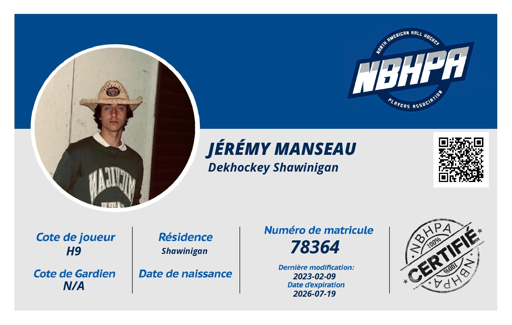 Jérémy Manseau