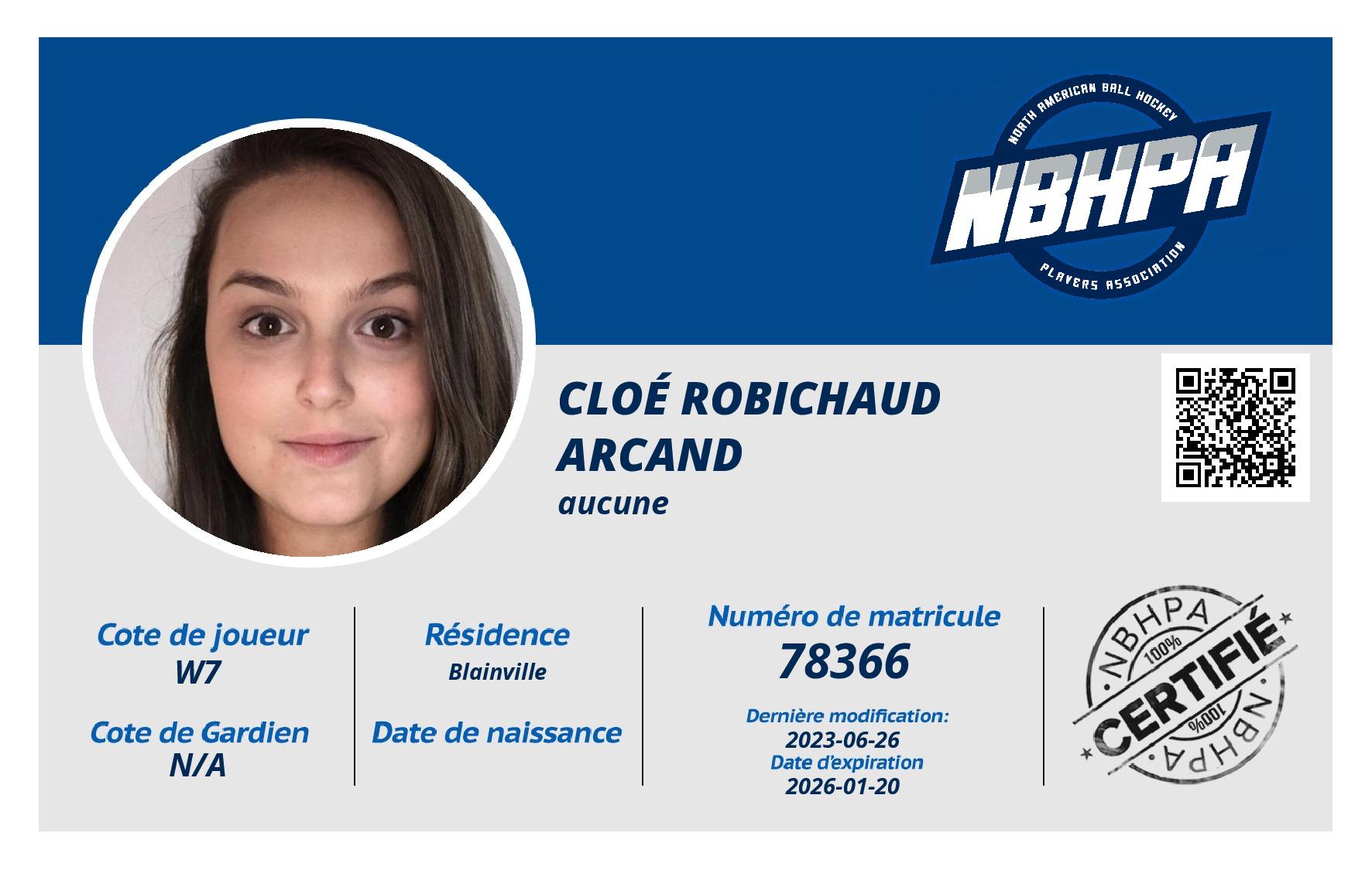 Cloé Robichaud Arcand