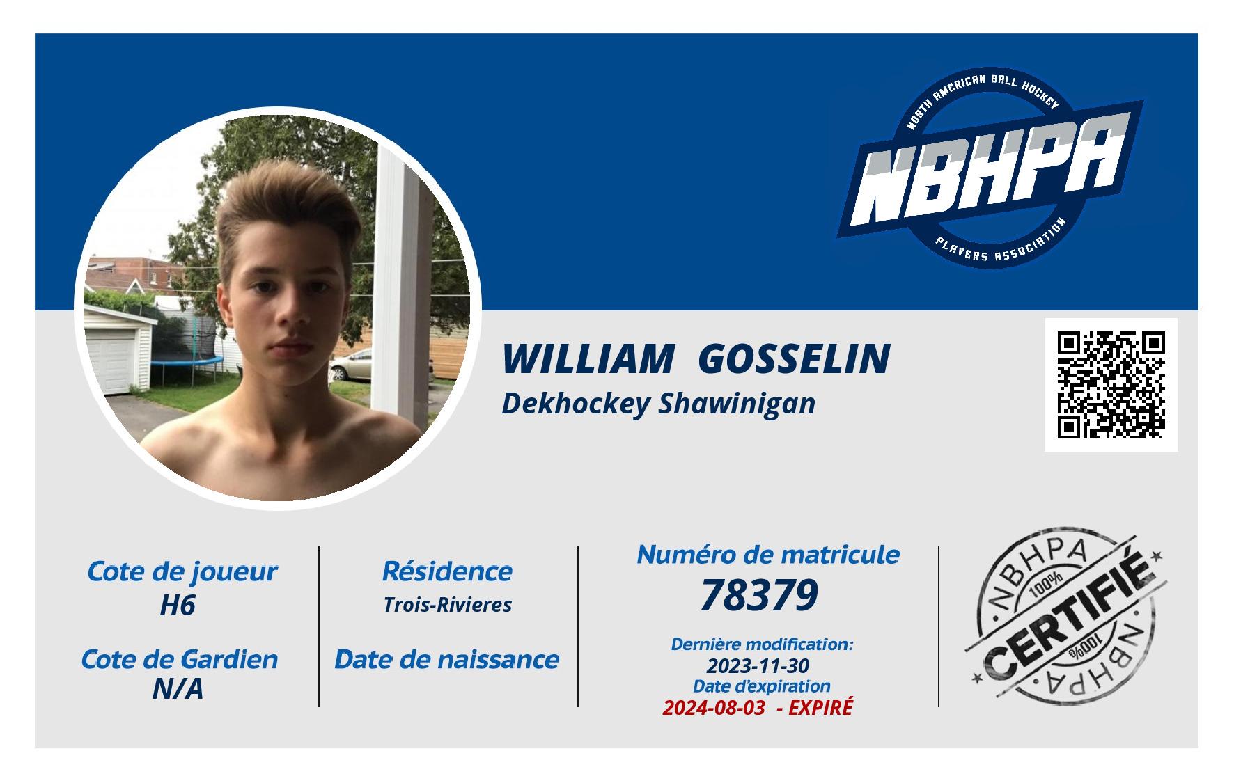 William  Gosselin