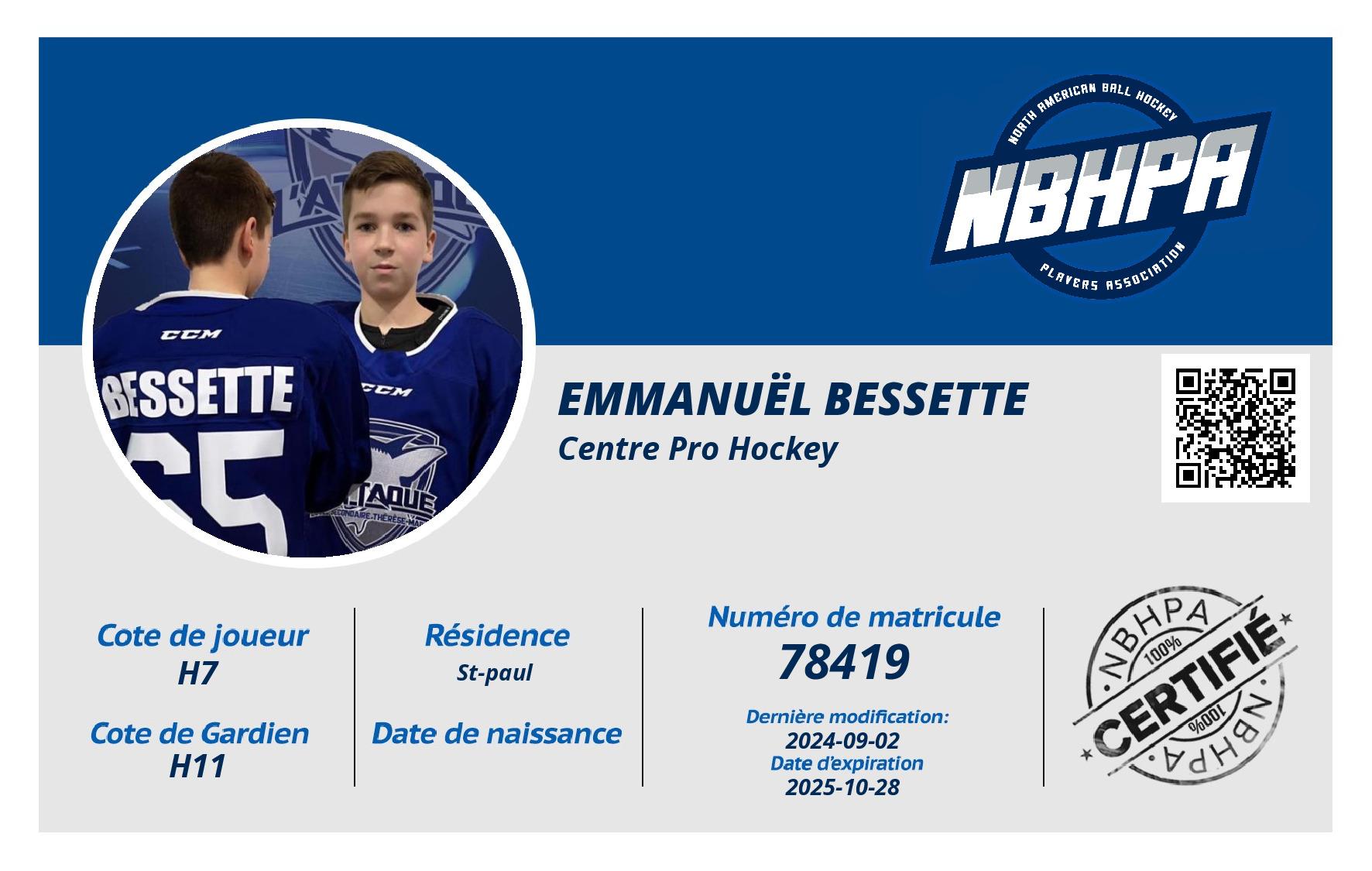 Emmanuël Bessette