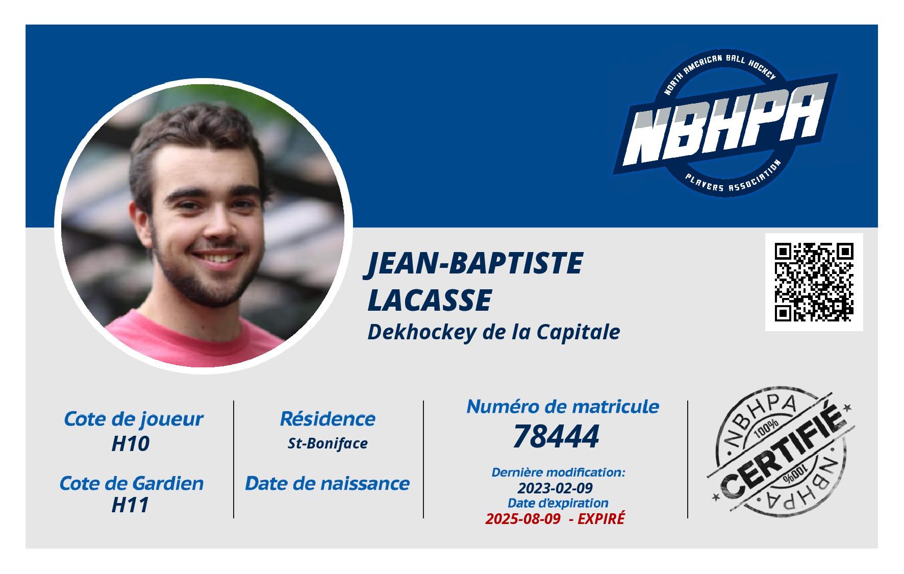 Jean-Baptiste  Lacasse
