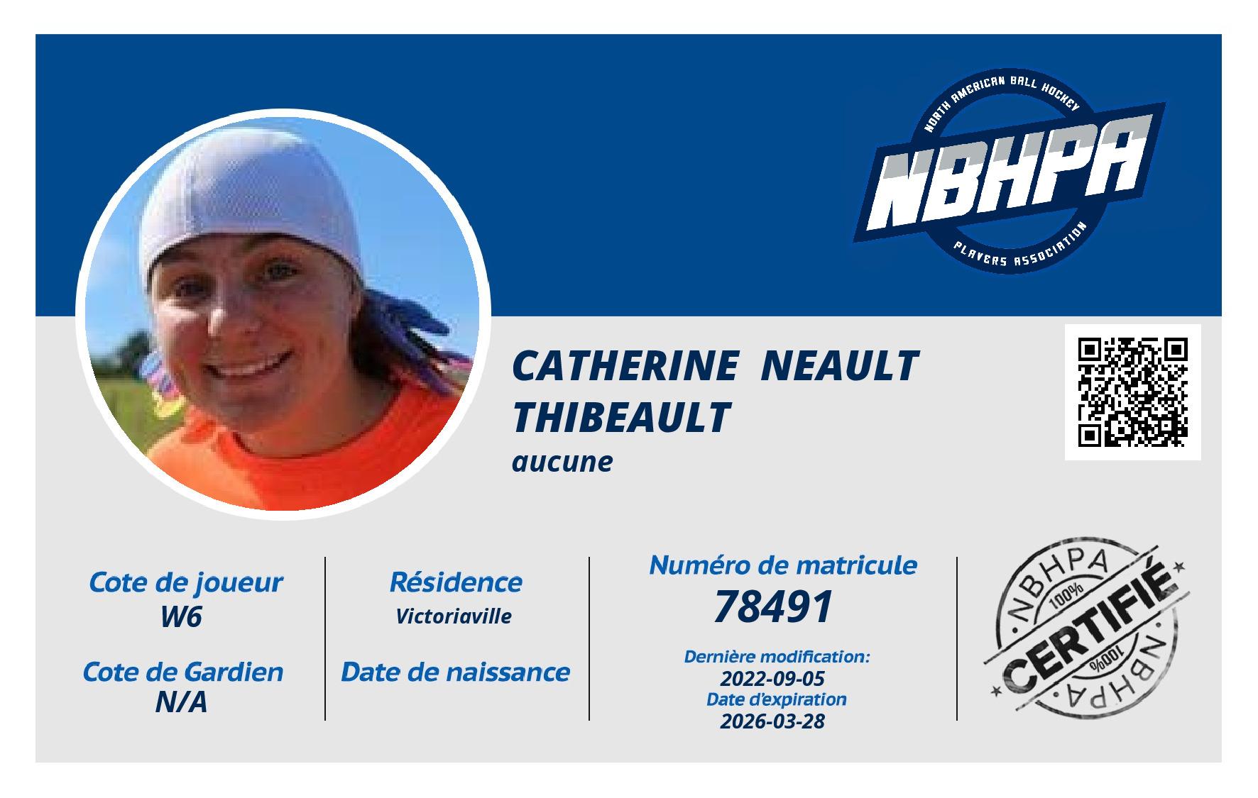 Catherine  Neault Thibeault 