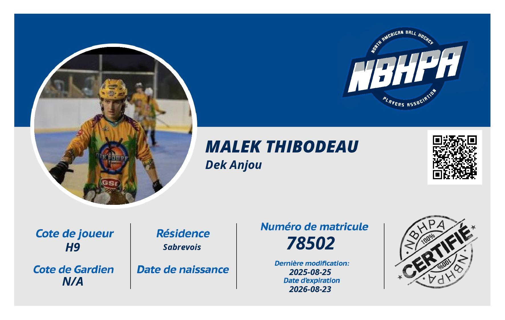 Malek Thibodeau