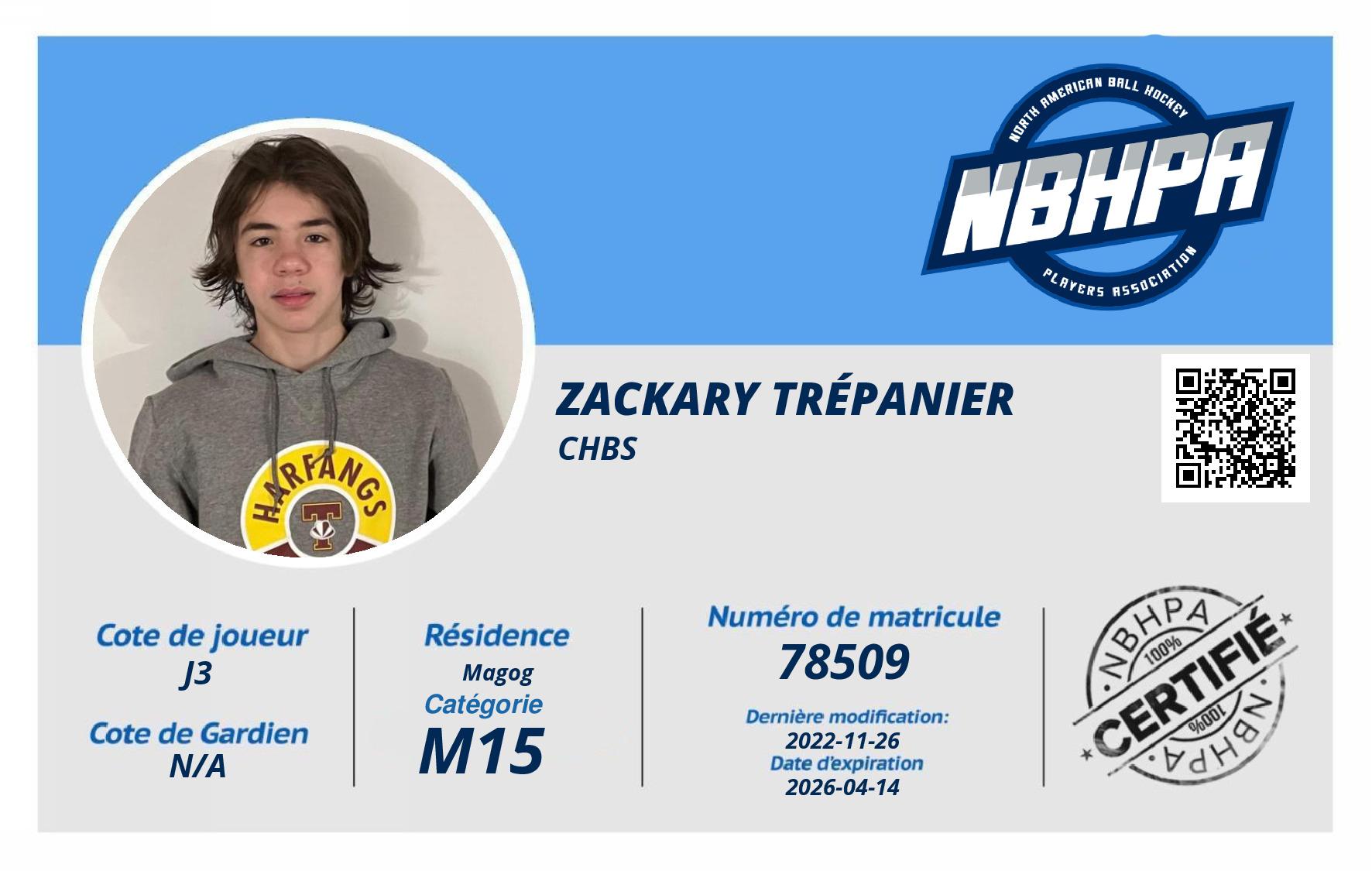 Zackary Trépanier