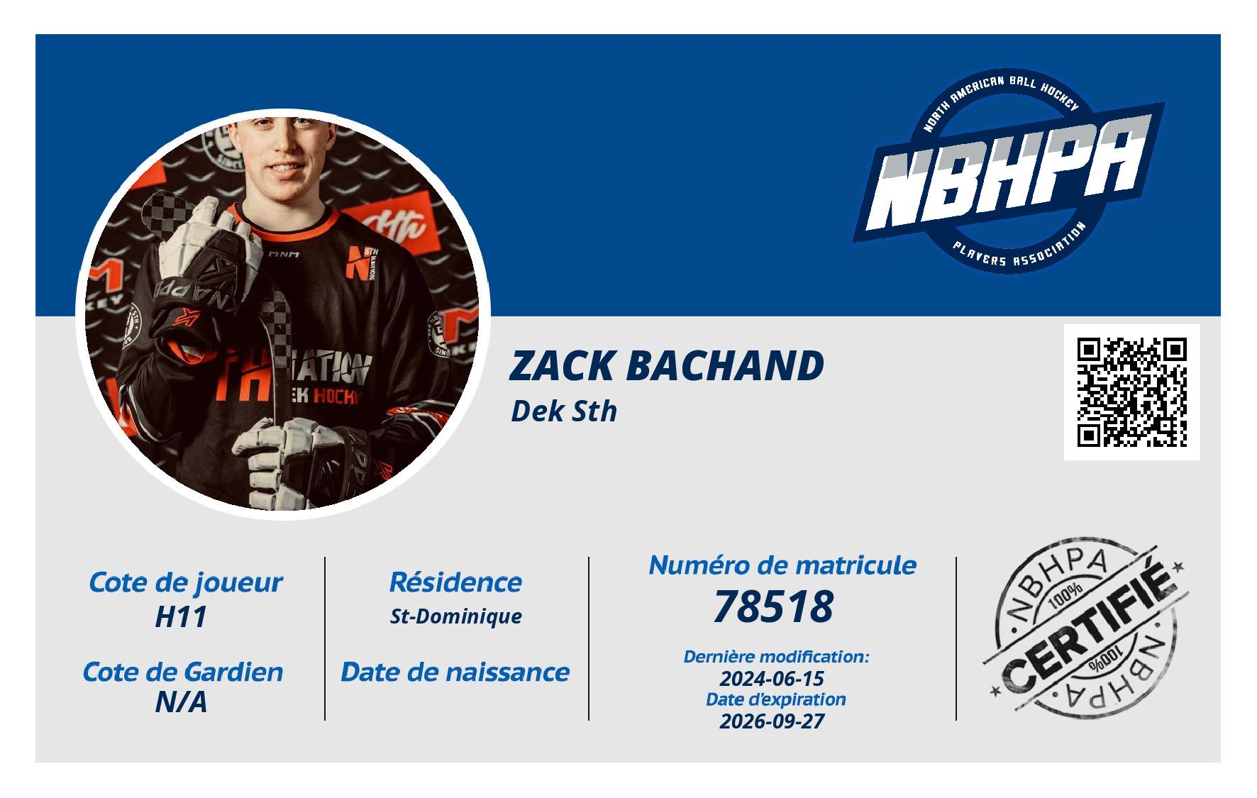 Zack Bachand 