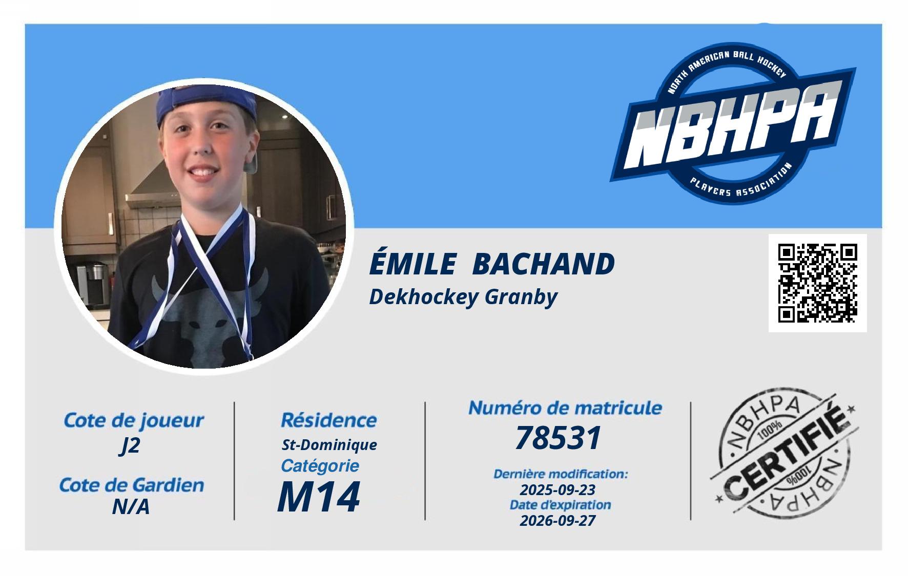 Émile  Bachand
