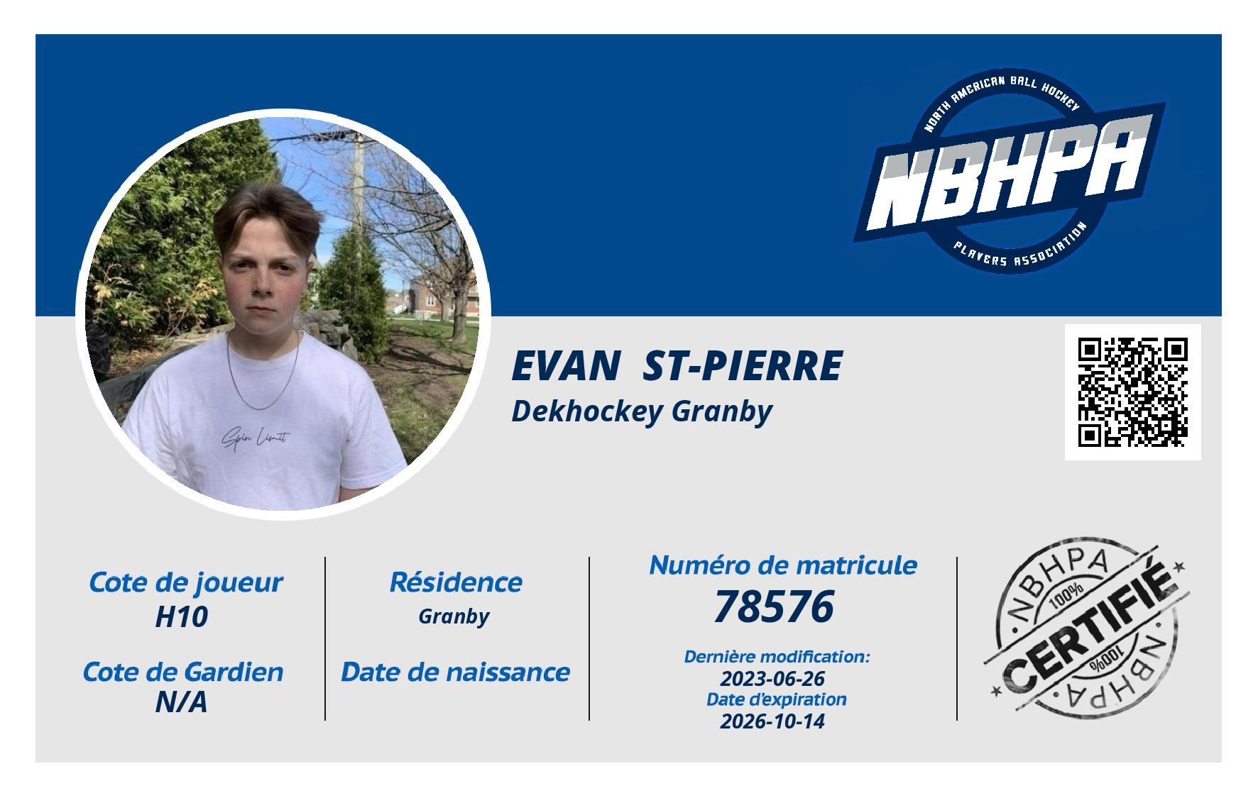 Evan  St-Pierre 