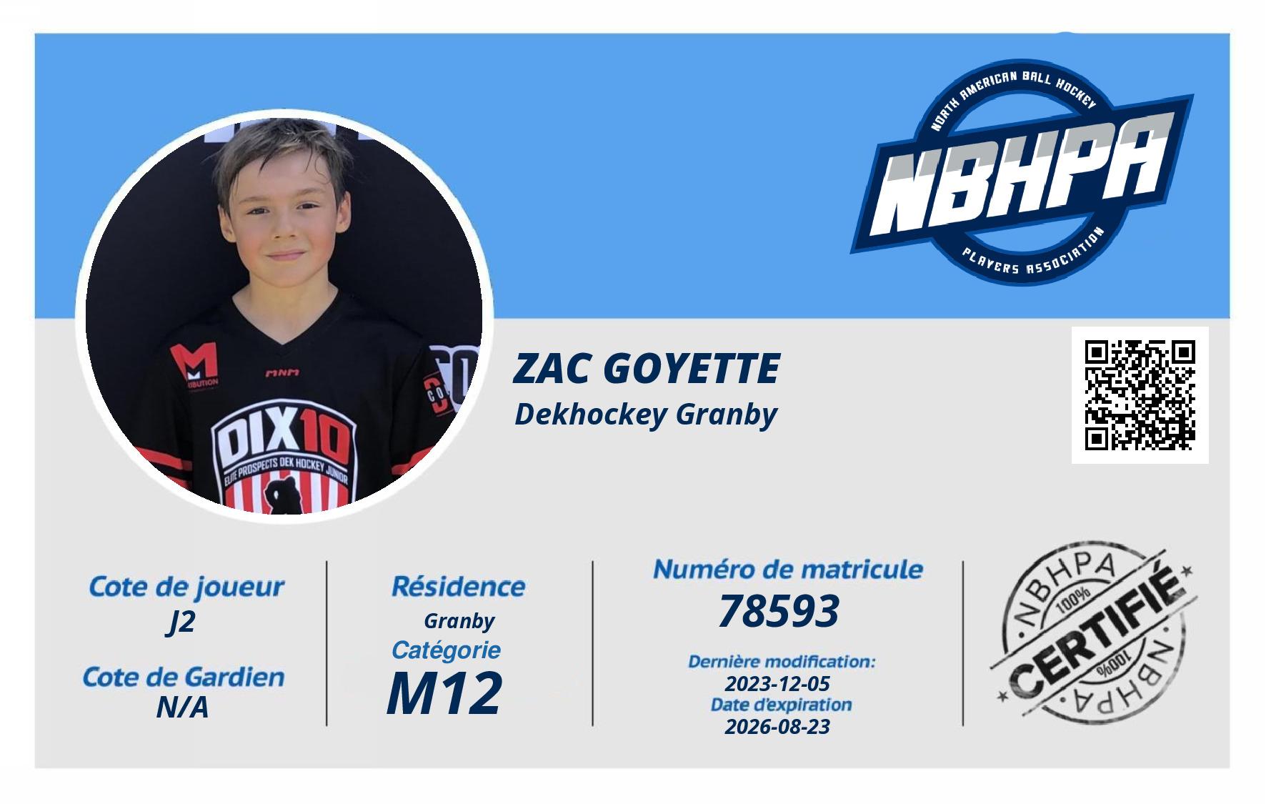 Zac Goyette