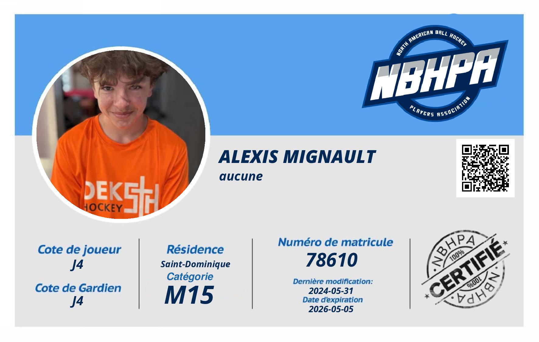 Alexis Mignault