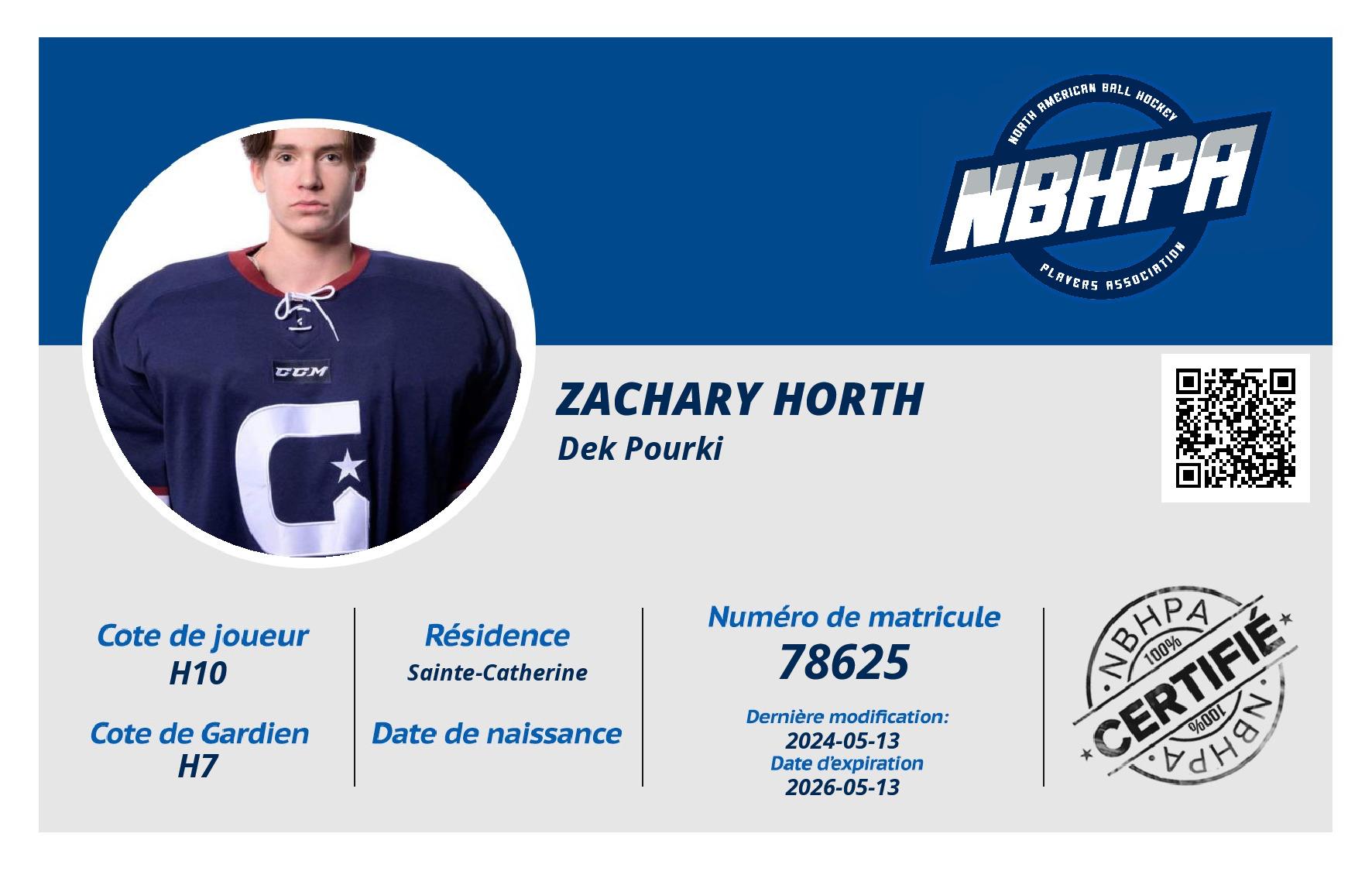Zachary Horth 