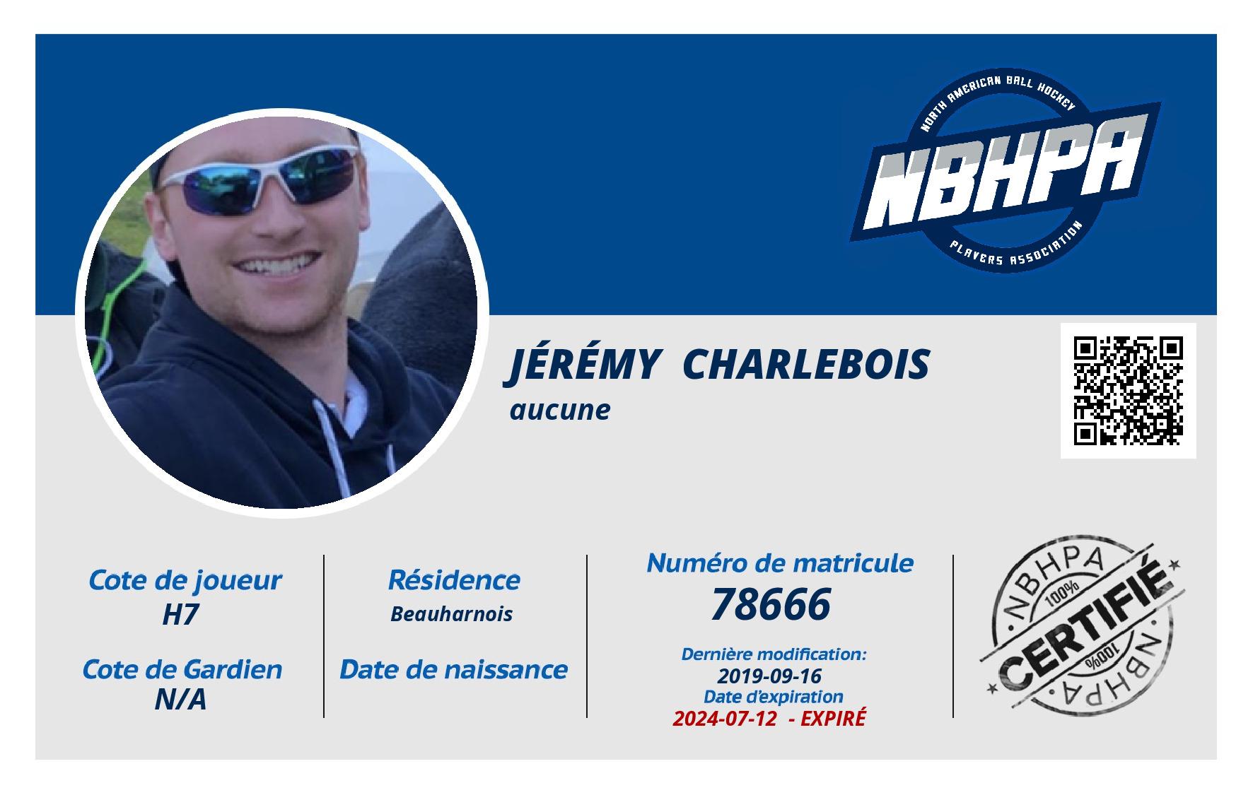 Jérémy  Charlebois