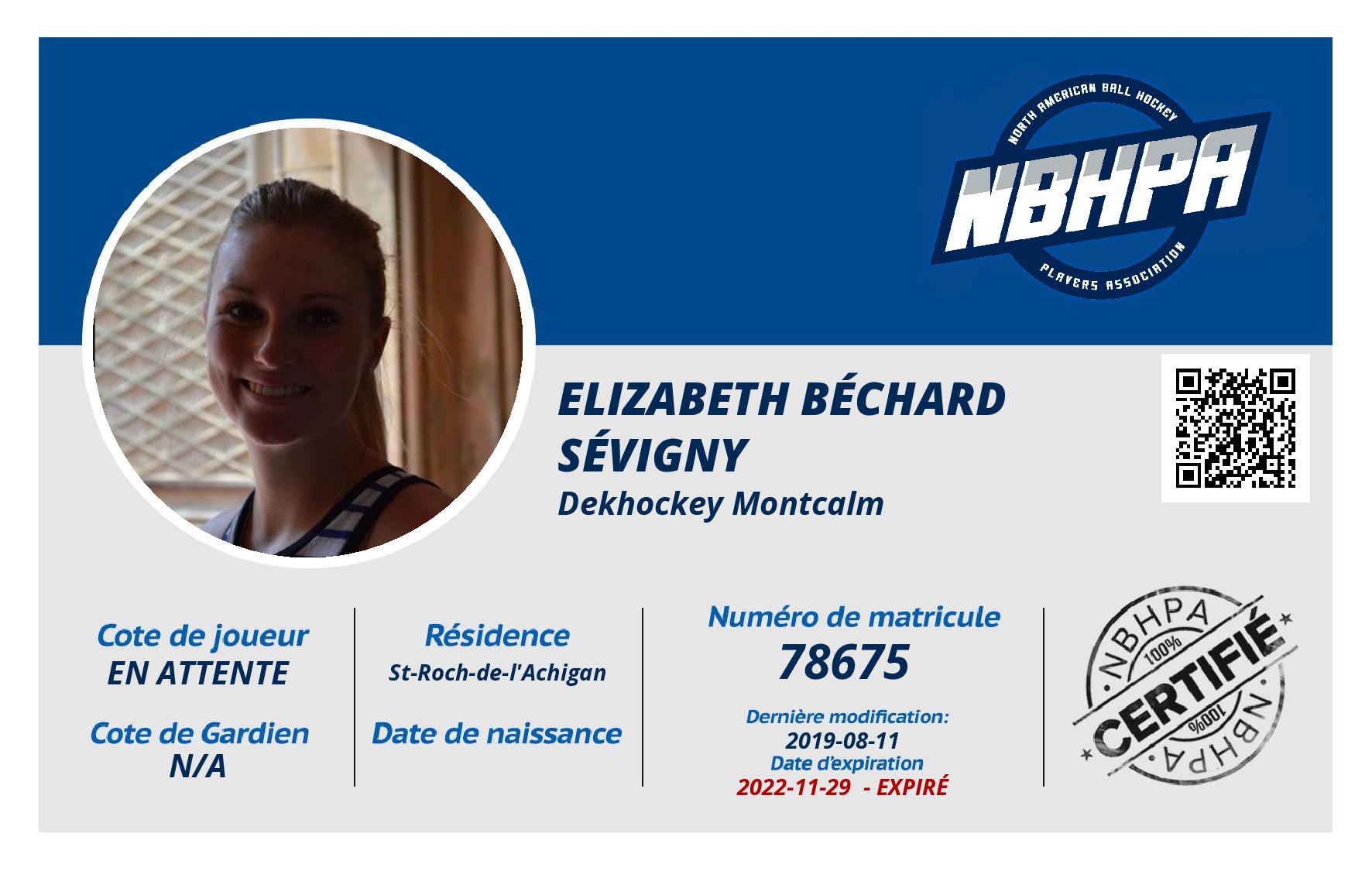 Elizabeth Béchard Sévigny