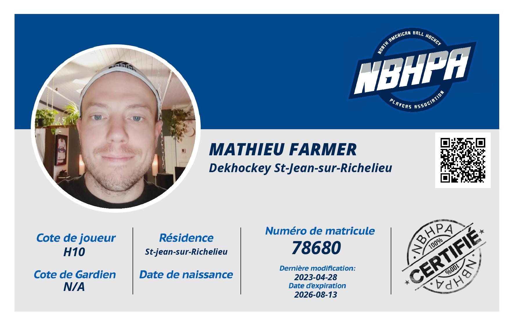 Mathieu Farmer