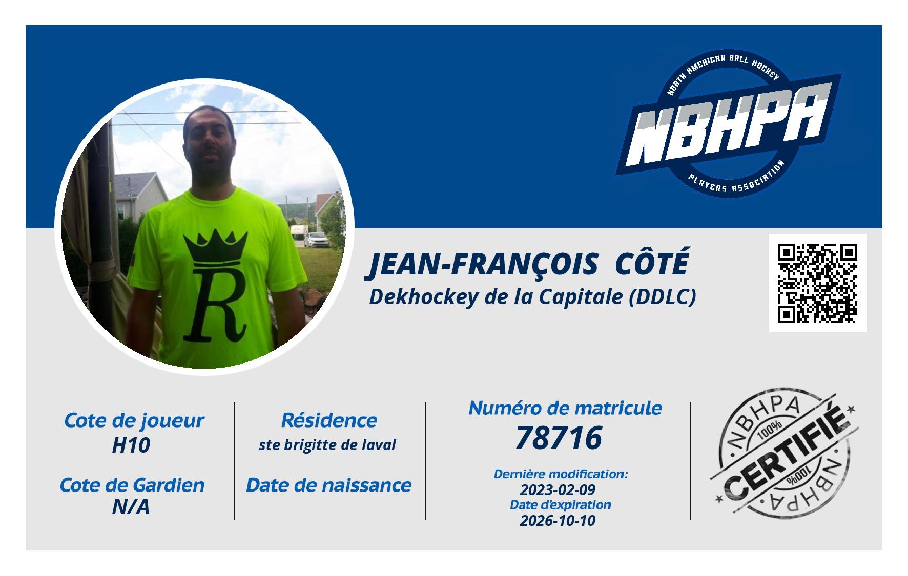 Jean-François  Côté 