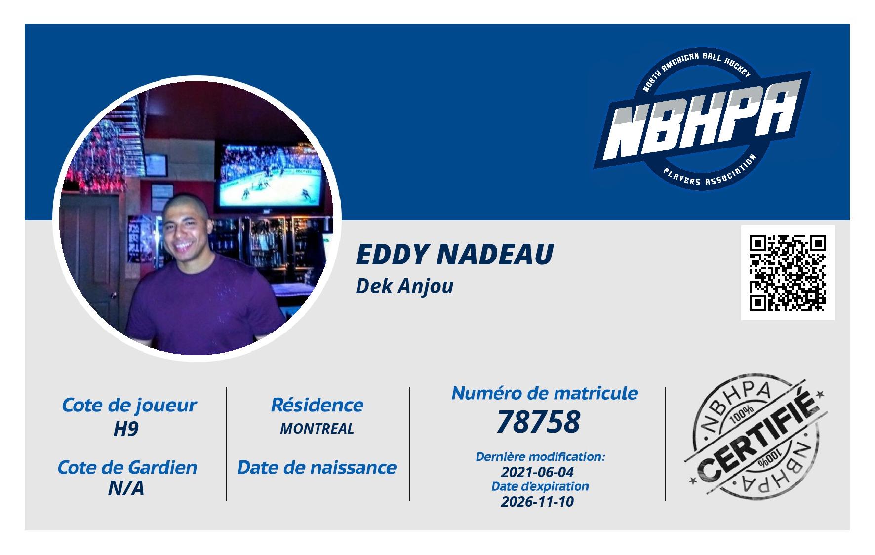 Eddy Nadeau