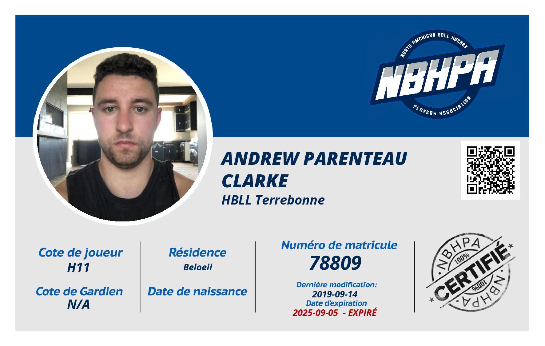 Andrew Parenteau Clarke