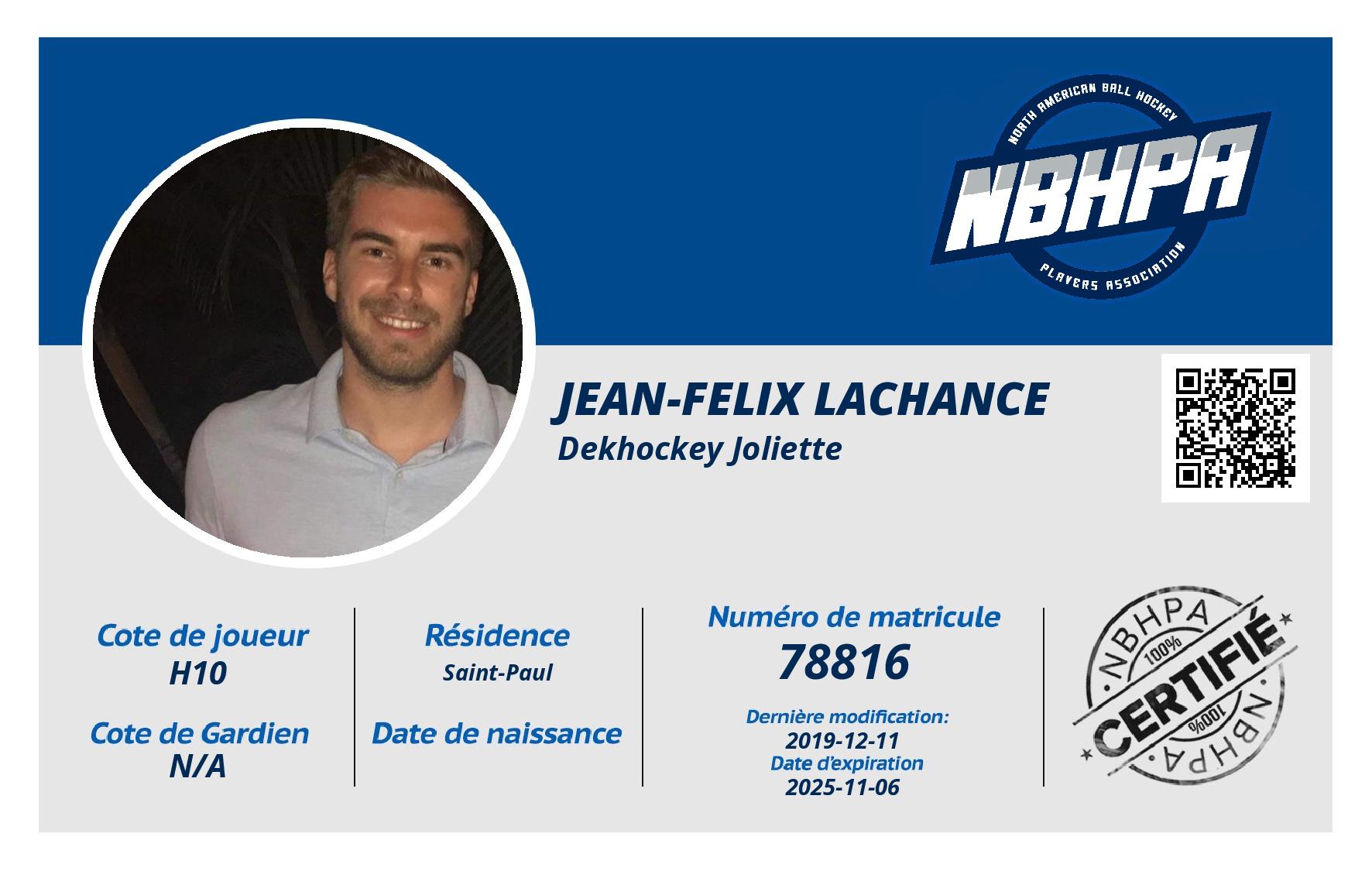 Jean-Felix Lachance