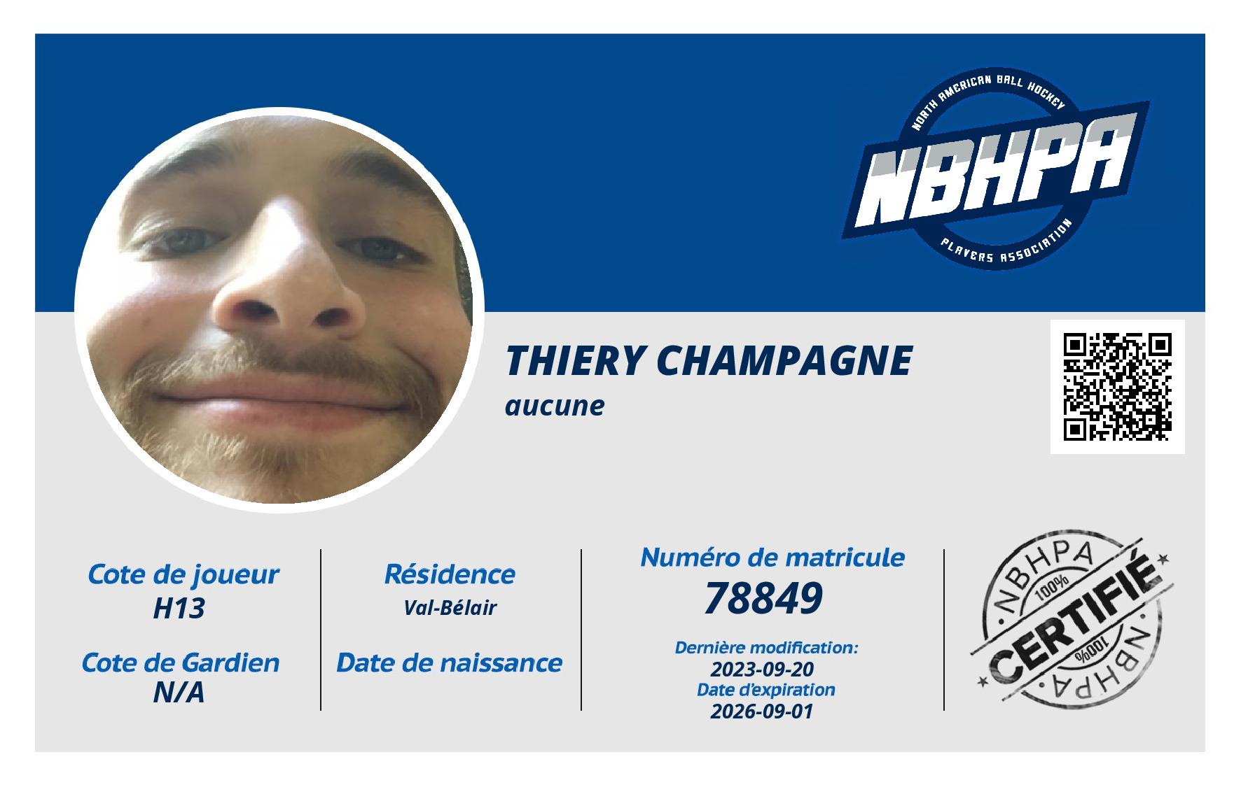 Thiery Champagne