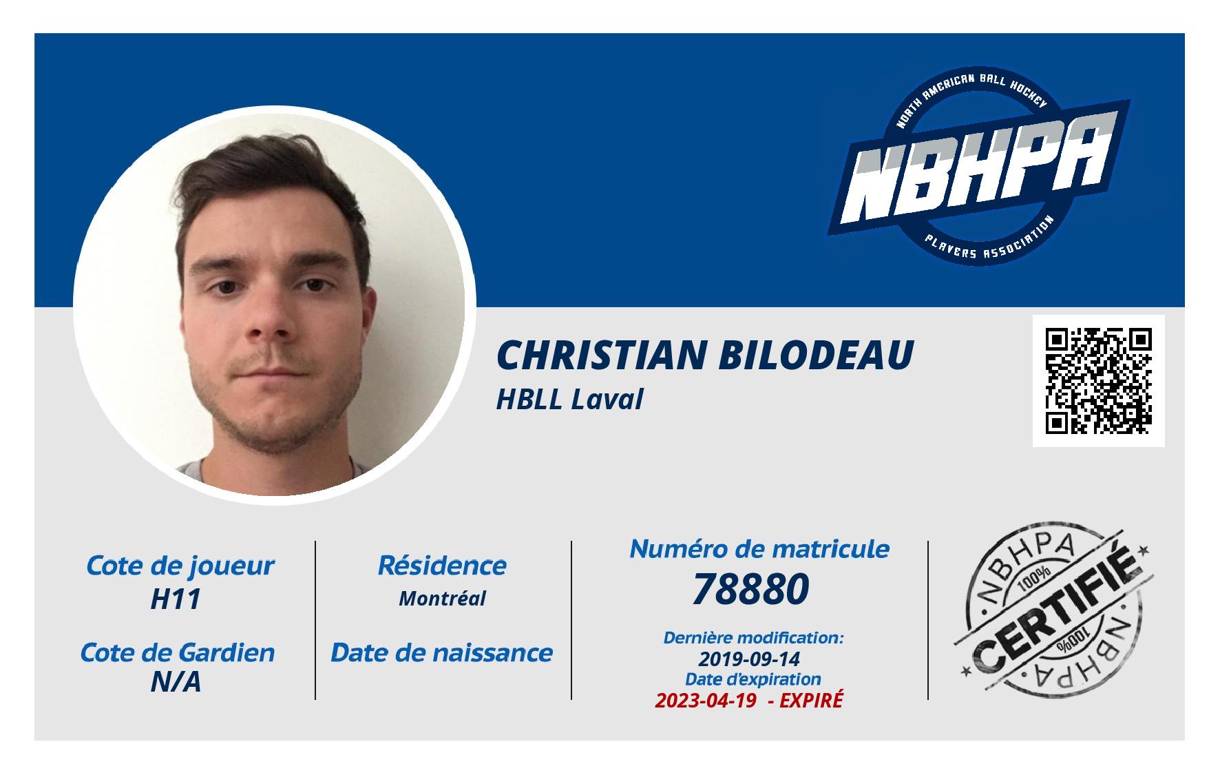 Christian Bilodeau
