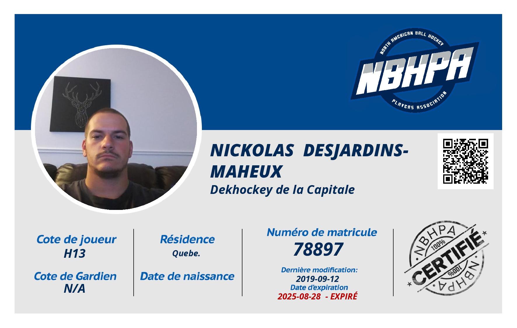Nickolas  Desjardins-Maheux 